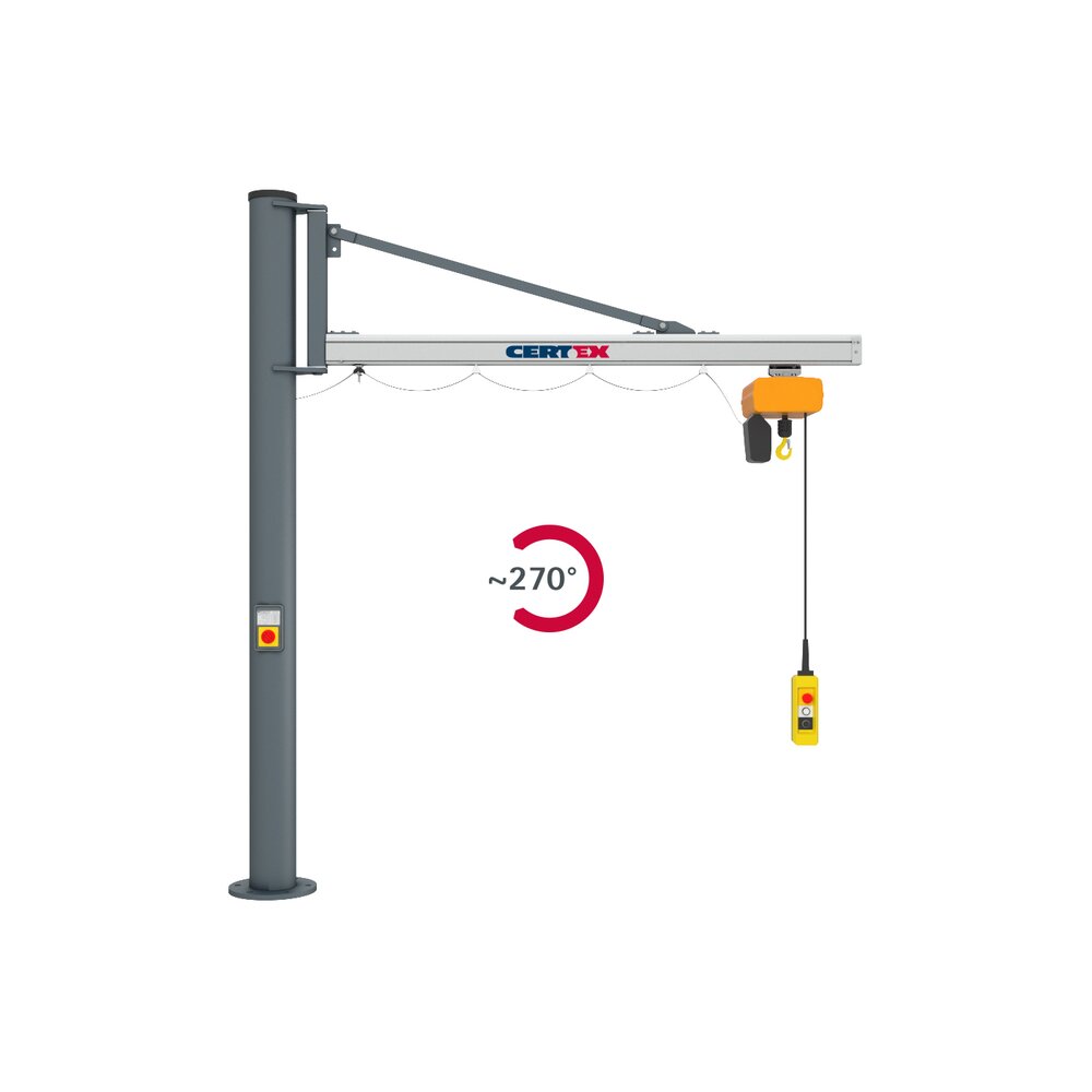 Vetter UNILIFT US jib crane CERTEX Denmark